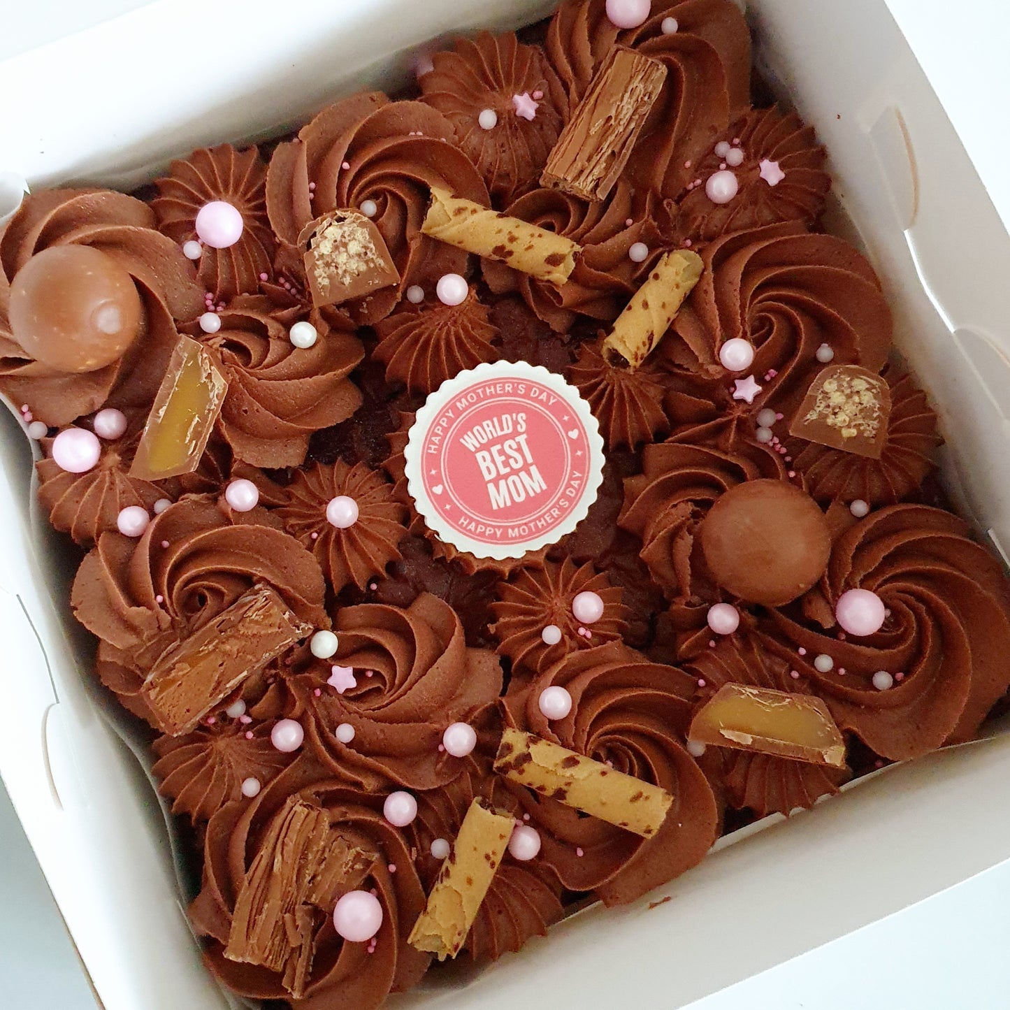 Decorated Chocolate Brownie