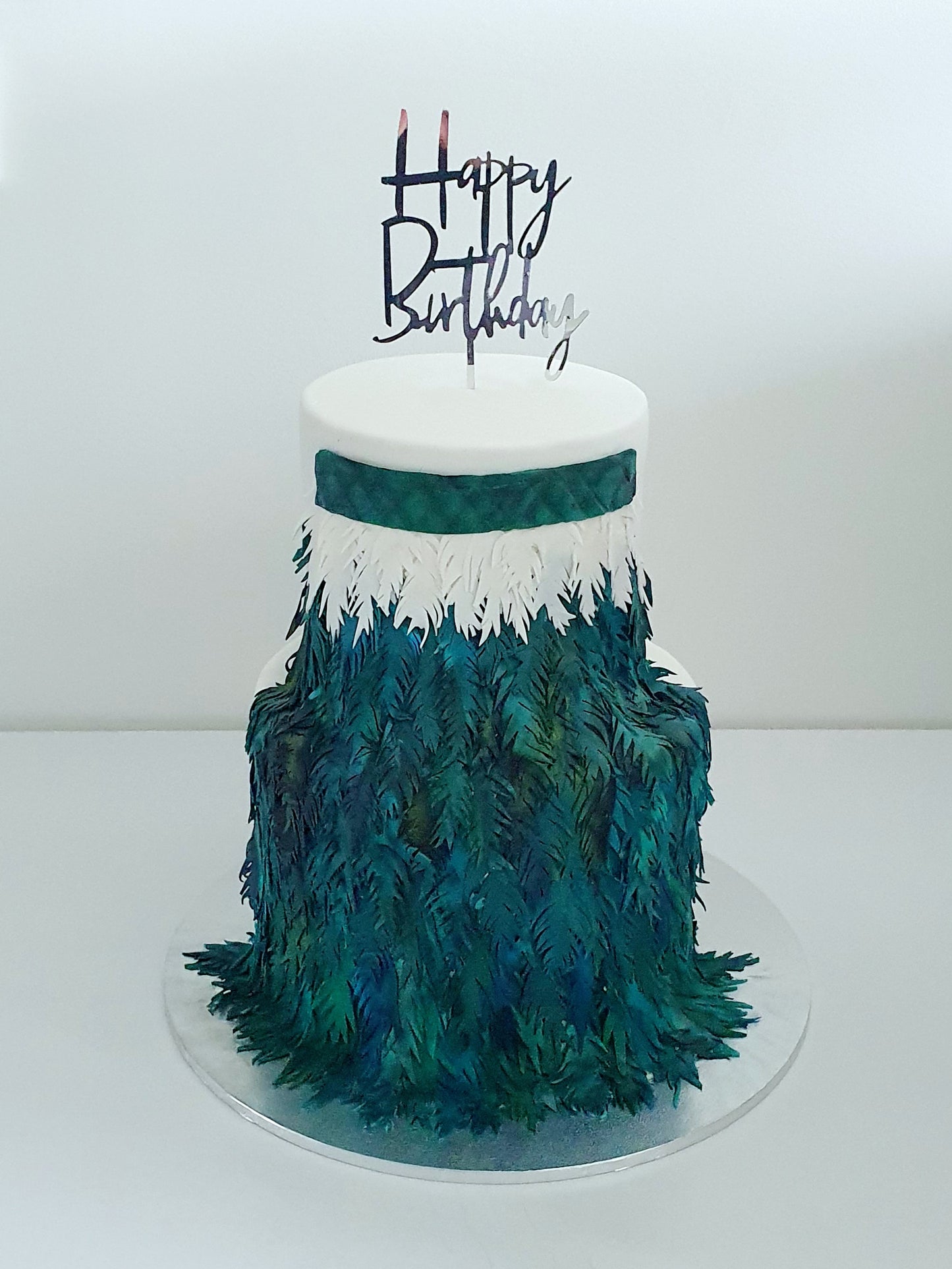 Themed fondant cake