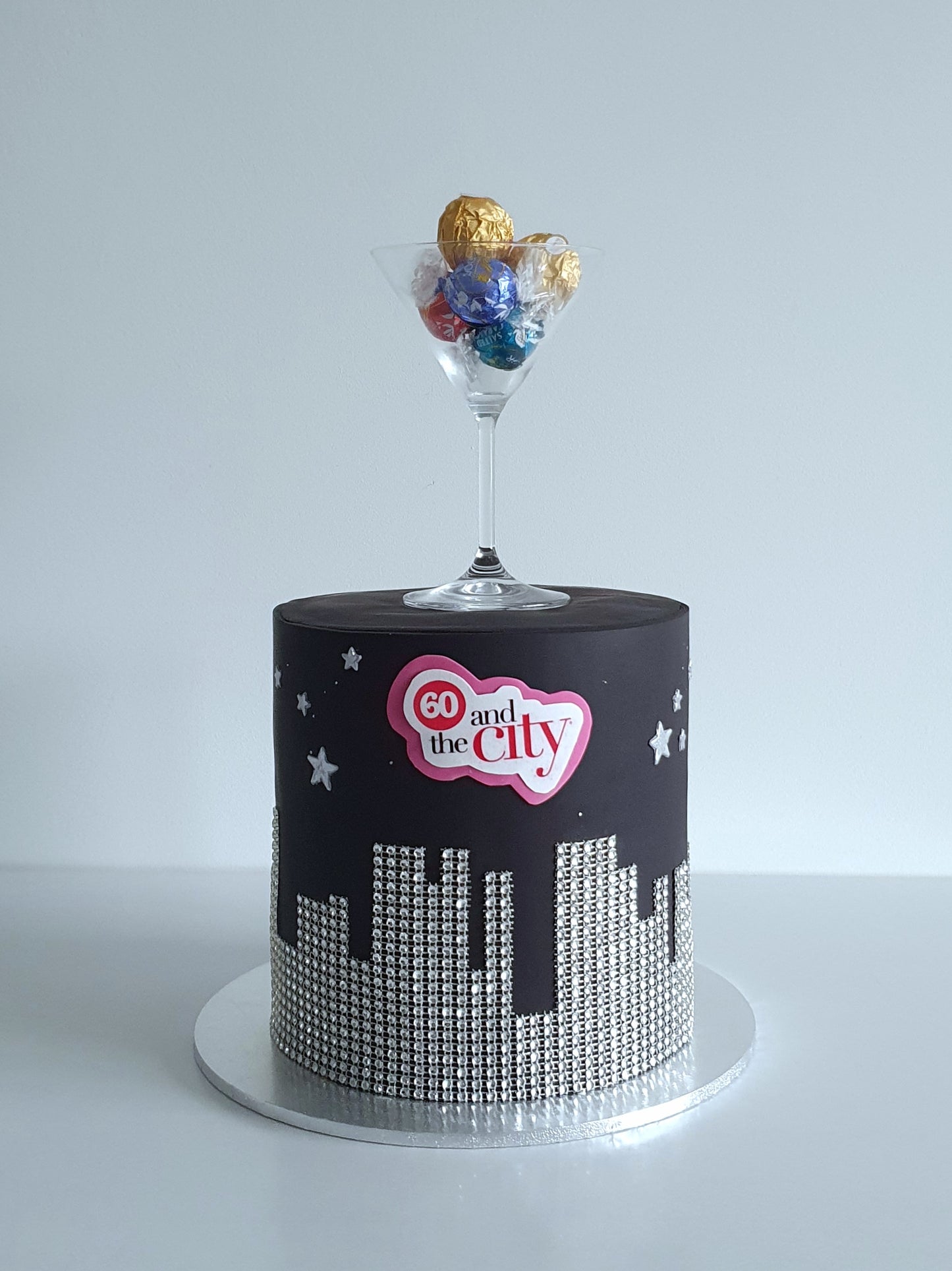 Themed fondant cake