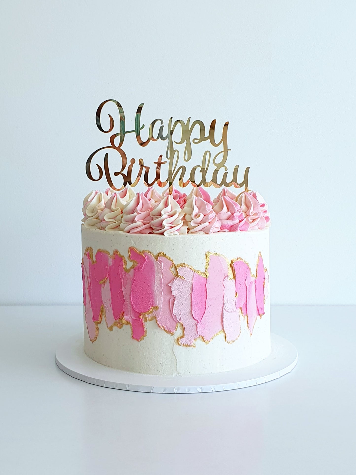 Palette Painted Buttercream Cake