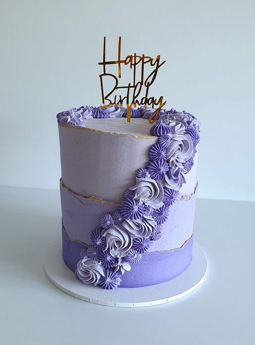 Double Barrel Ombre Cake
