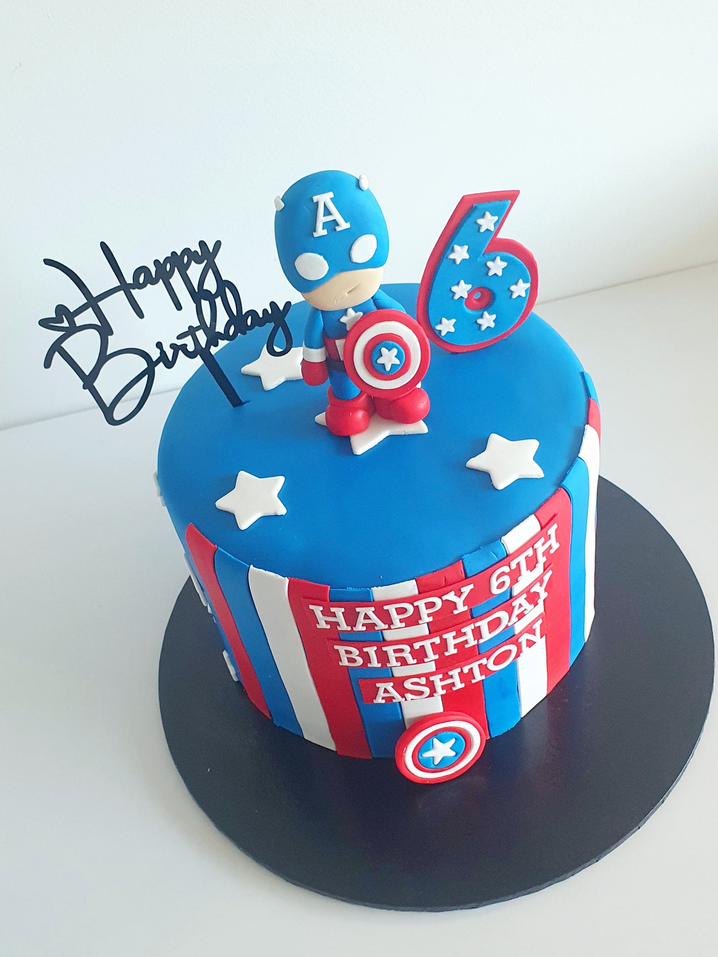 Themed fondant cake