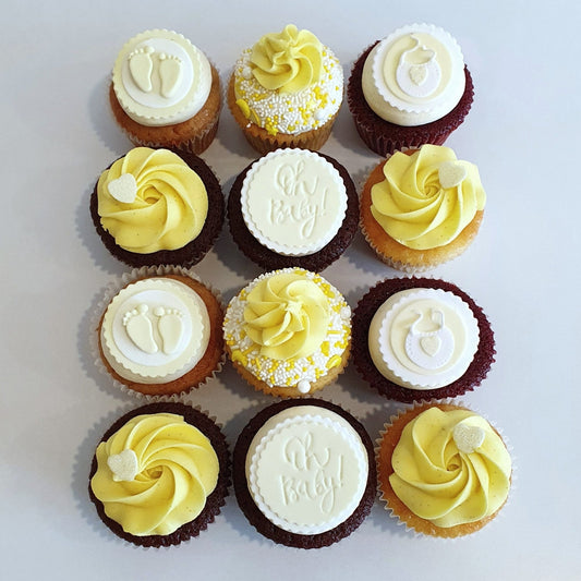 Baby Shower / New Baby / Gender Reveal Cupcakes