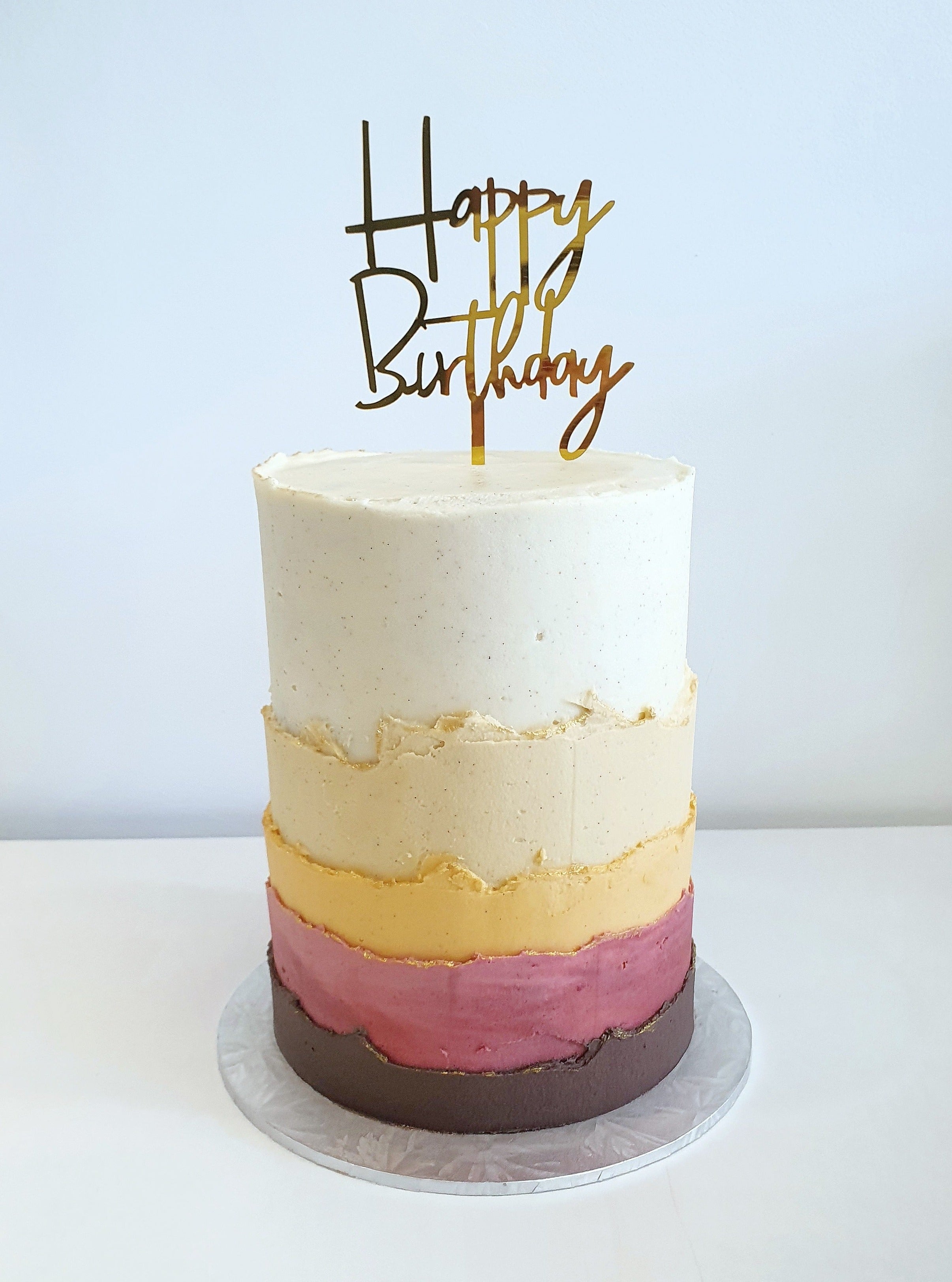 Double Barrel Ombre Cake