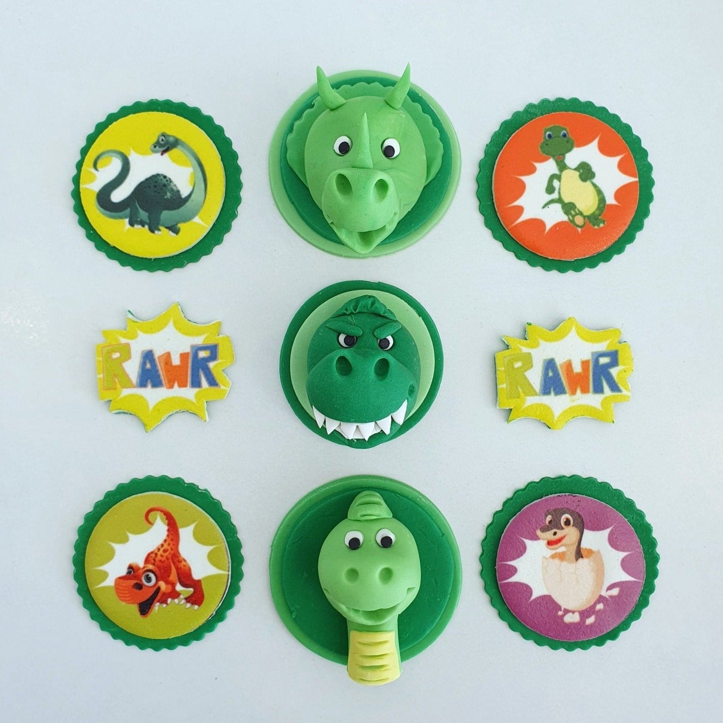 Dinosaur Cupcake Discs