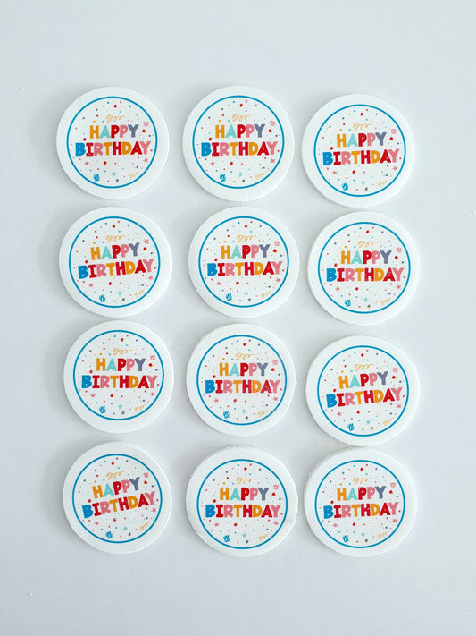 Happy Birthday Cupcake Discs