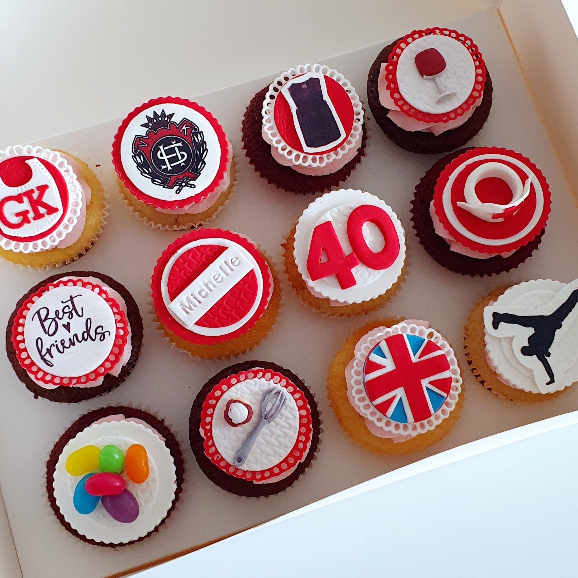 Custom Themed Cupcakes