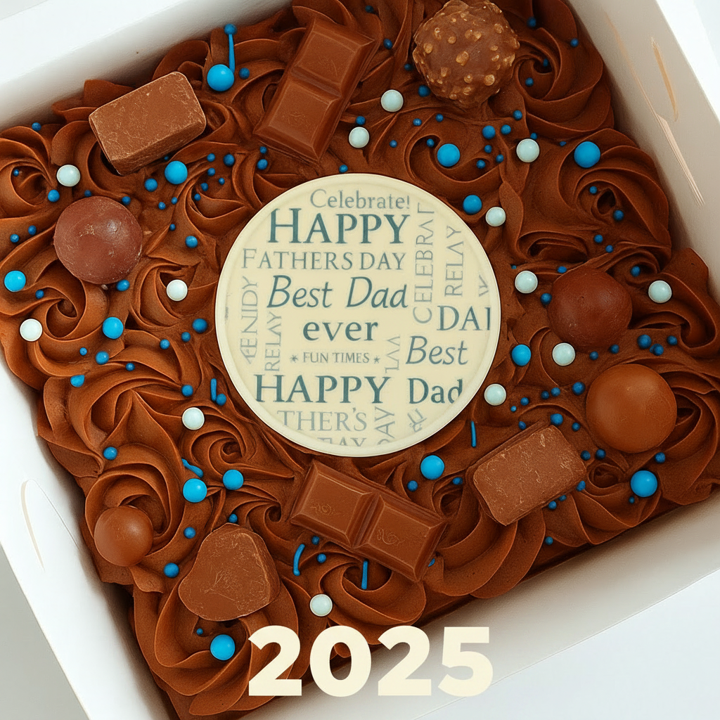 Father's Day Chocolate Brownie