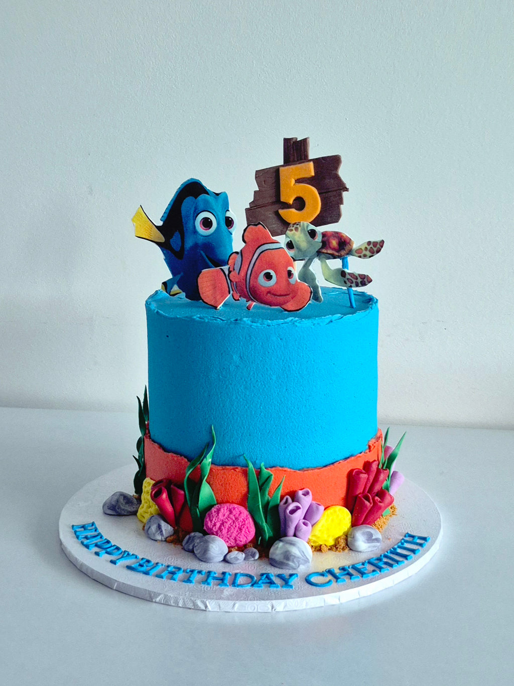 Themed buttercream cake