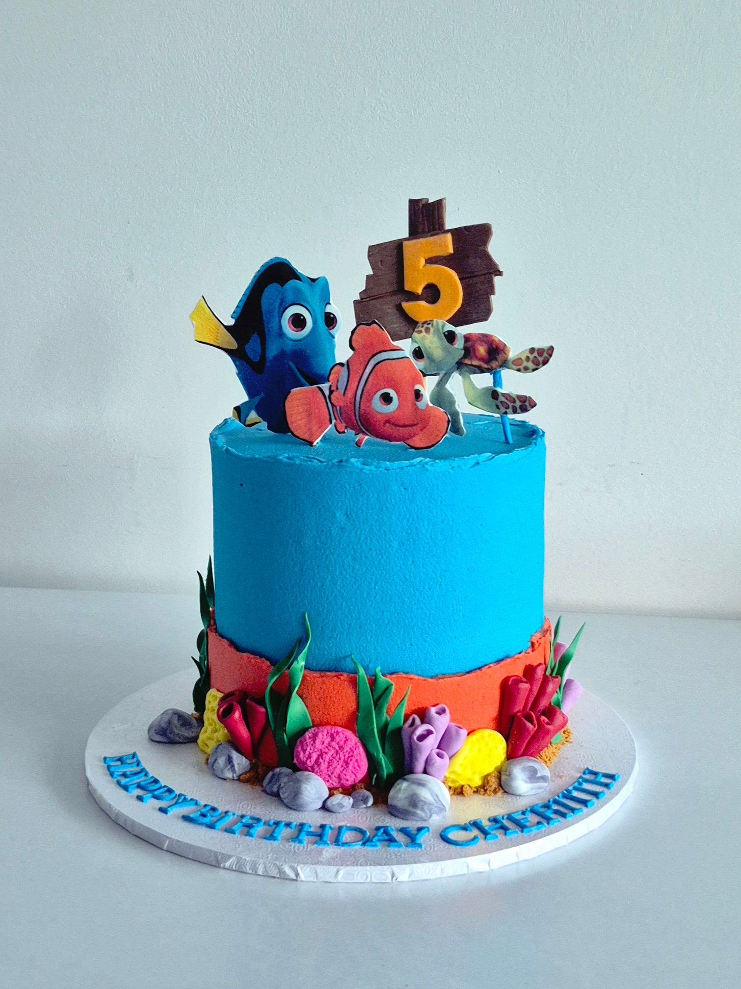 Themed buttercream cake