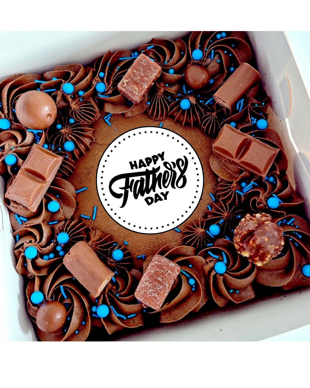 Father's Day Chocolate Brownie