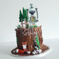 Themed fondant cake