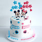 Themed fondant cake