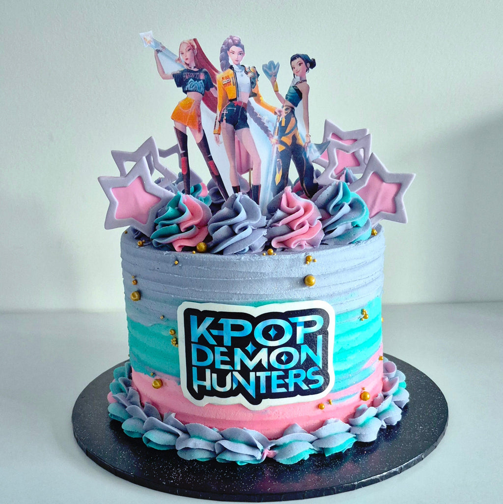 Themed buttercream cake