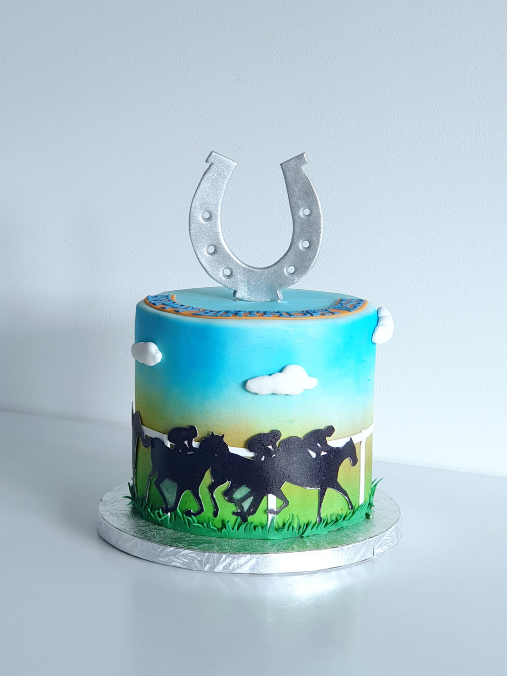 Themed buttercream cake