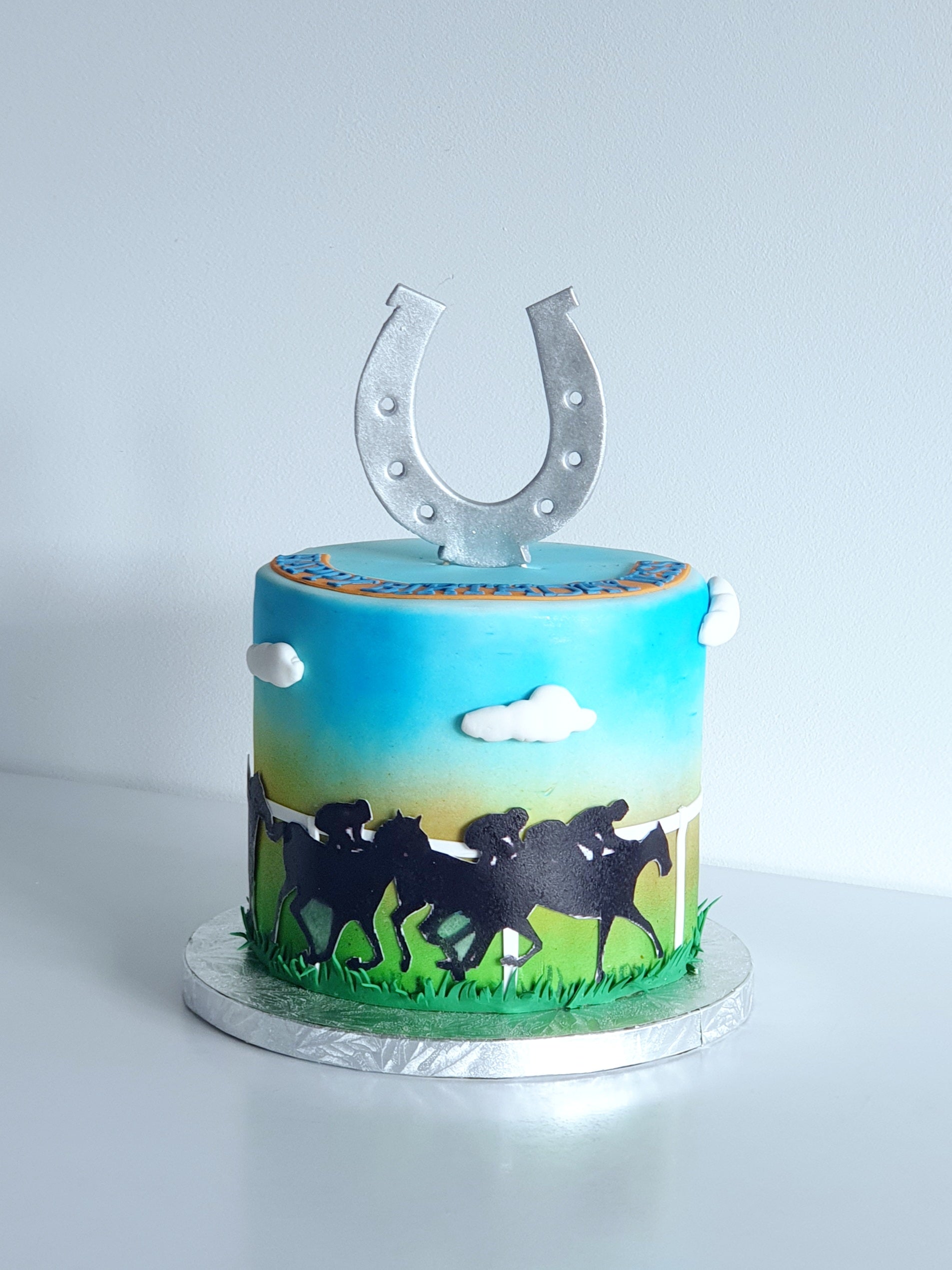 Themed buttercream cake