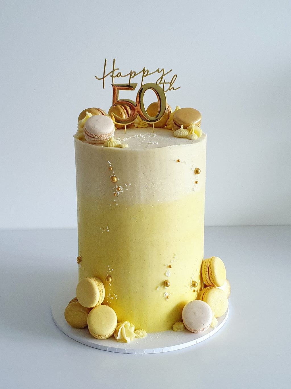 Double Barrel Ombre Cake