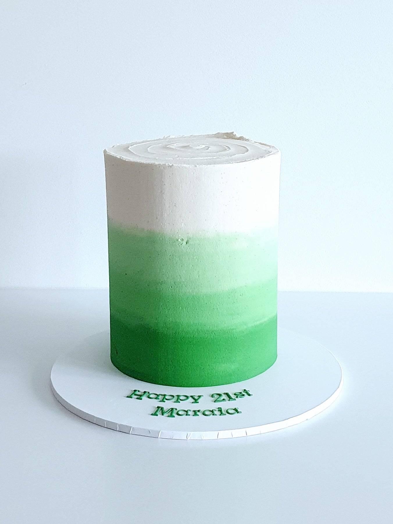 Double Barrel Ombre Cake