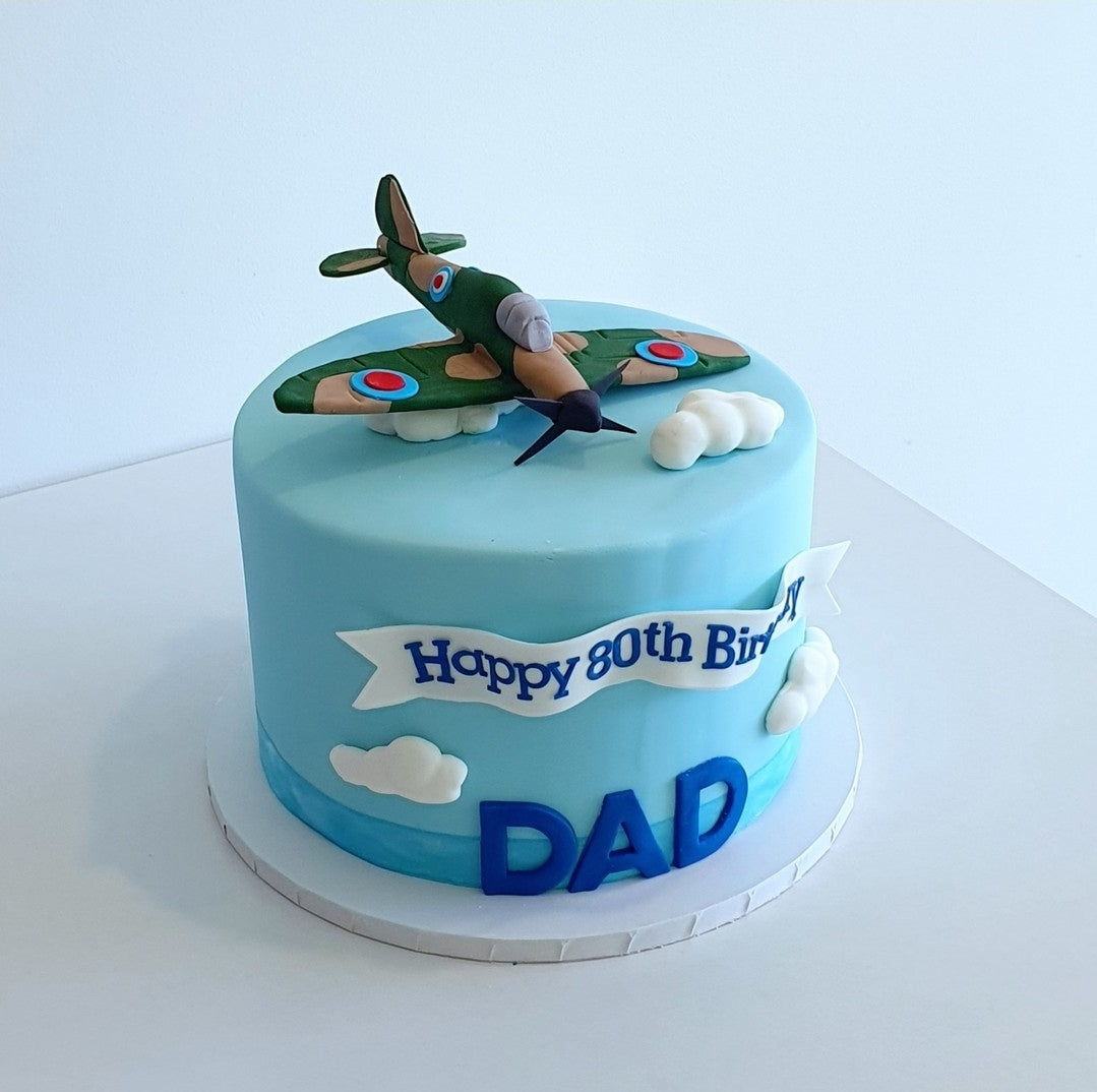 Themed fondant cake