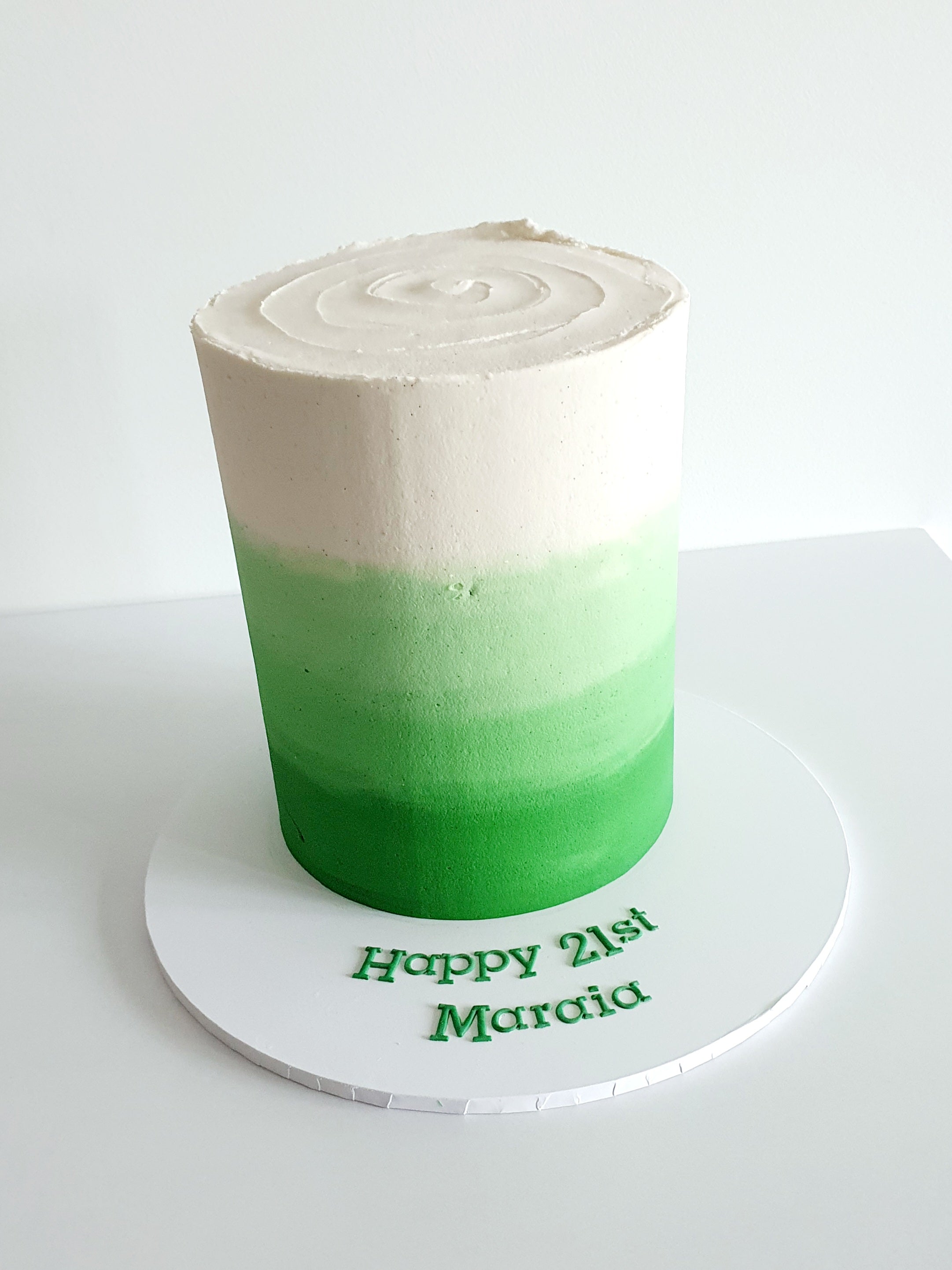 Double Barrel Ombre Cake