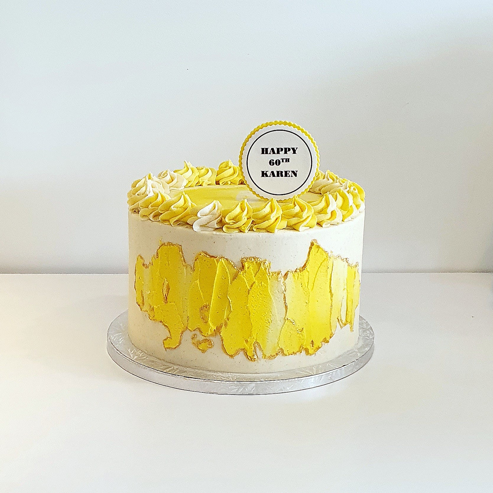 Palette Painted Buttercream Cake