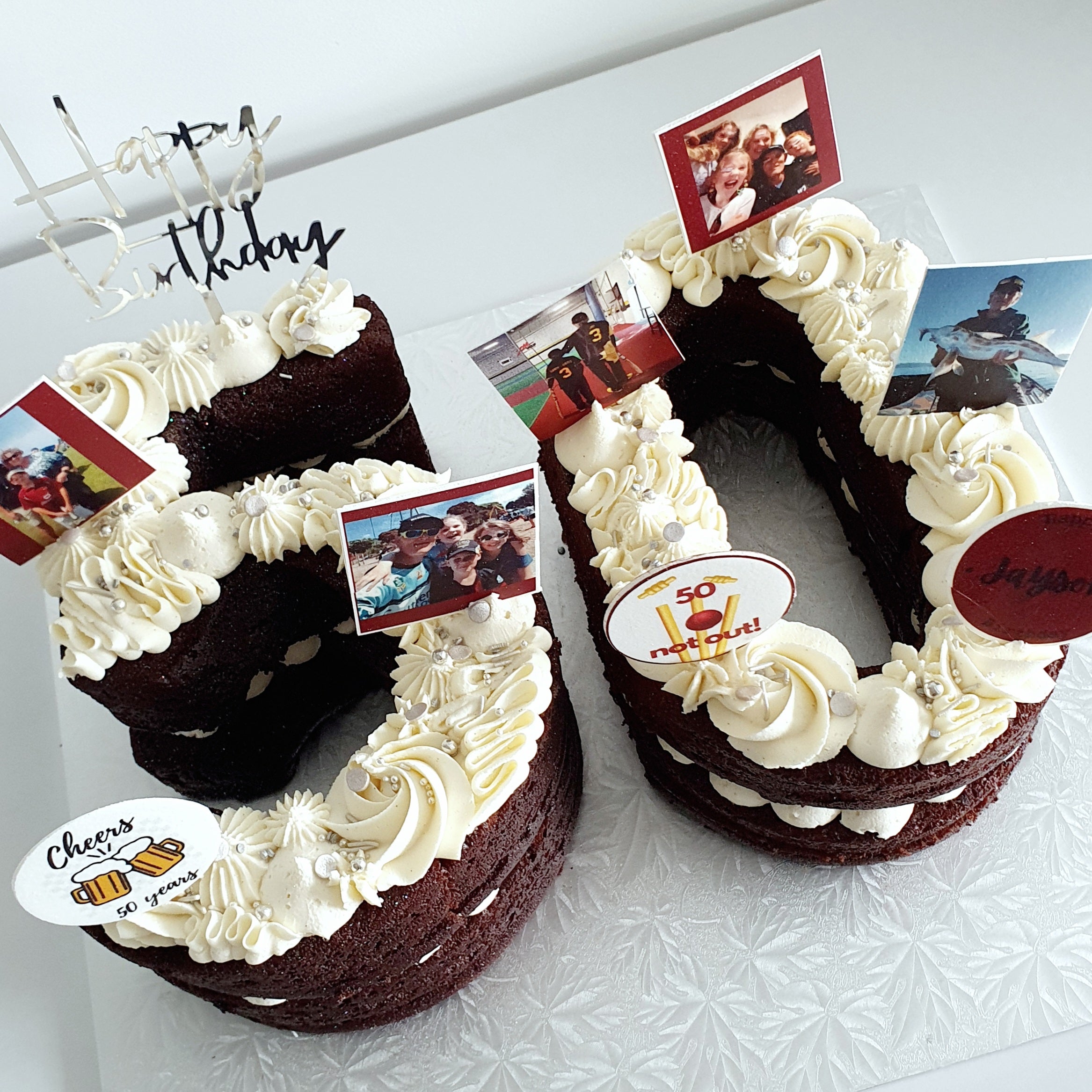 Letter/Number Cakes – Just Cakes Bakeshop
