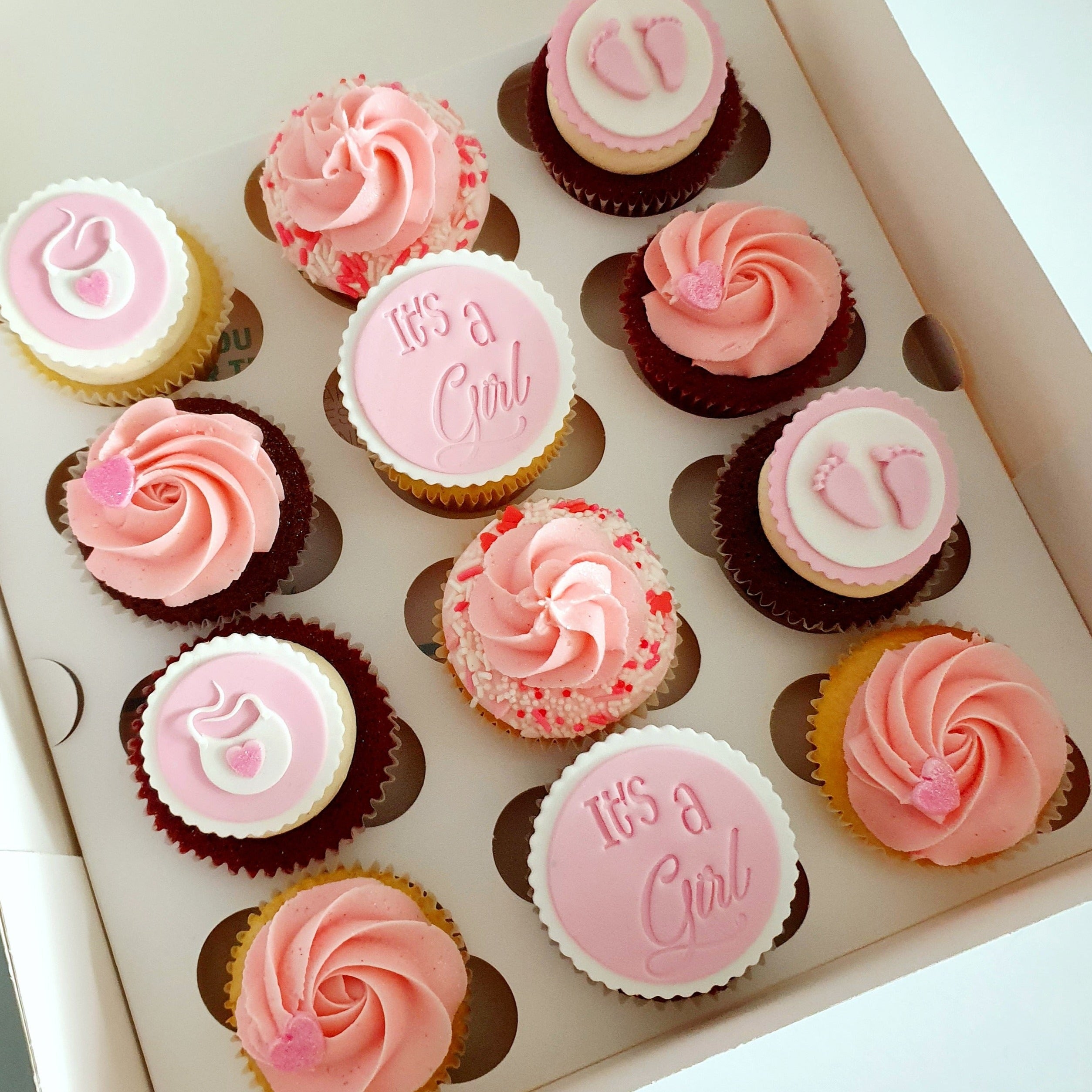 Baby Shower / New Baby / Gender Reveal Cupcakes