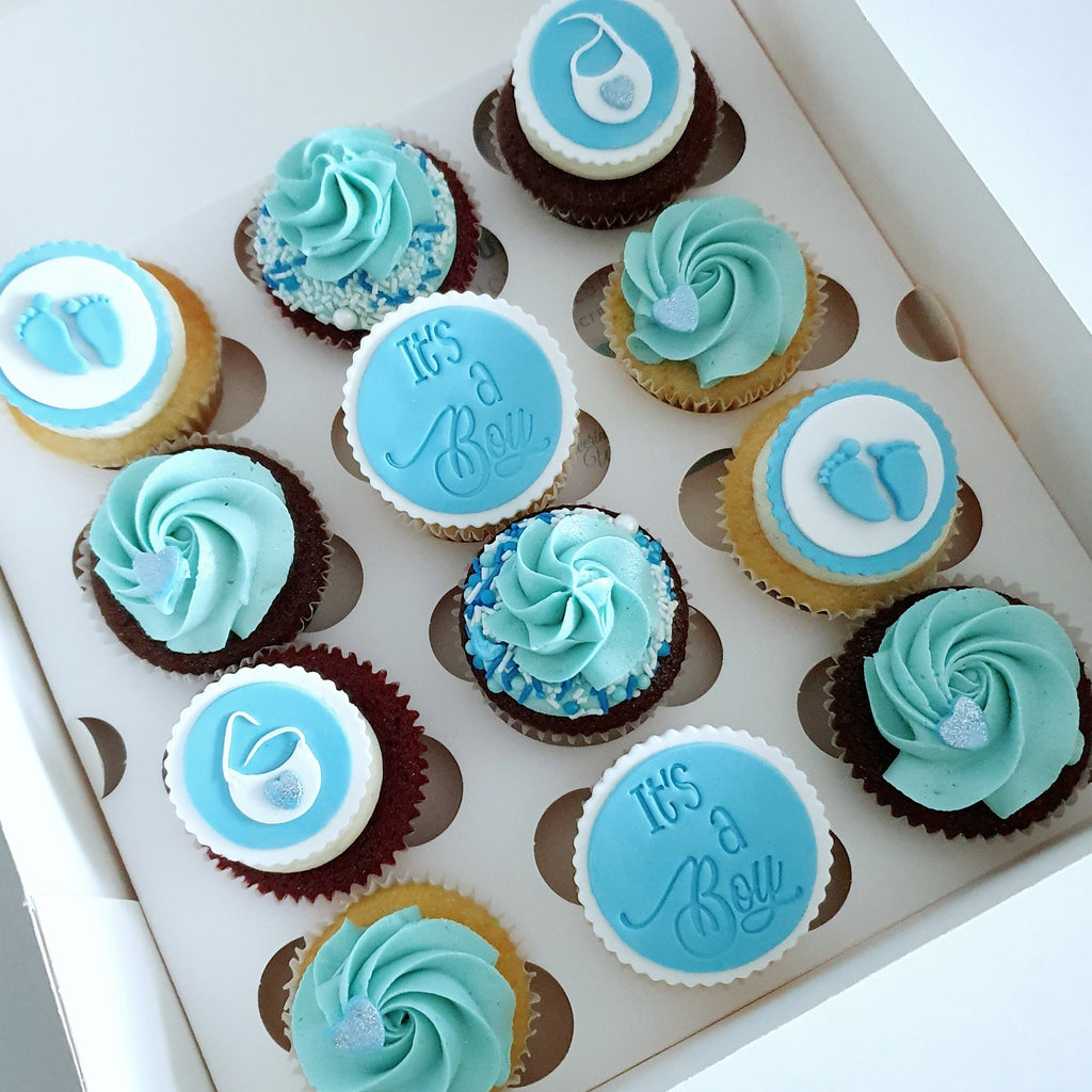 Baby Shower / New Baby / Gender Reveal Cupcakes