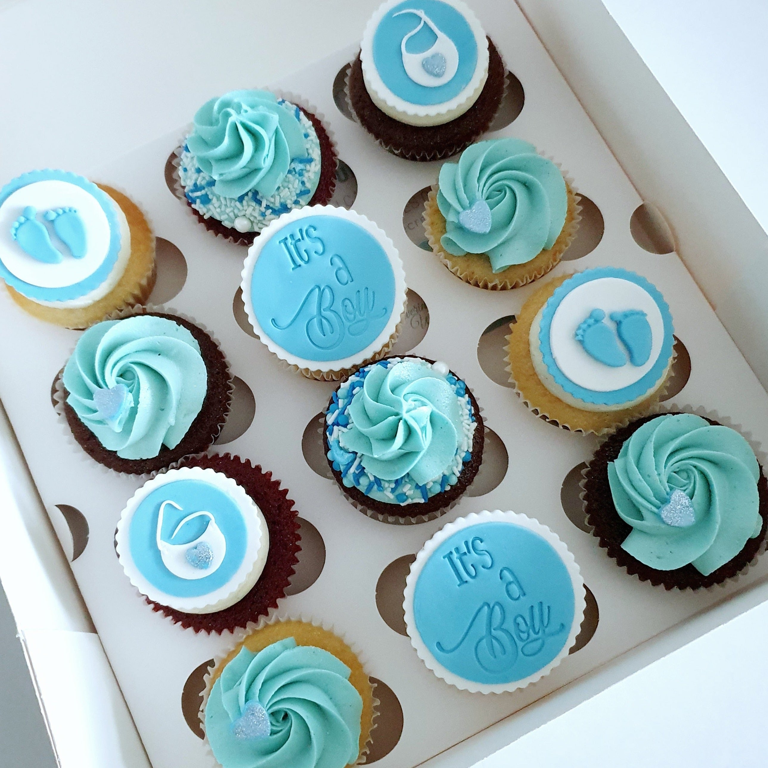 Baby Shower / New Baby / Gender Reveal Cupcakes