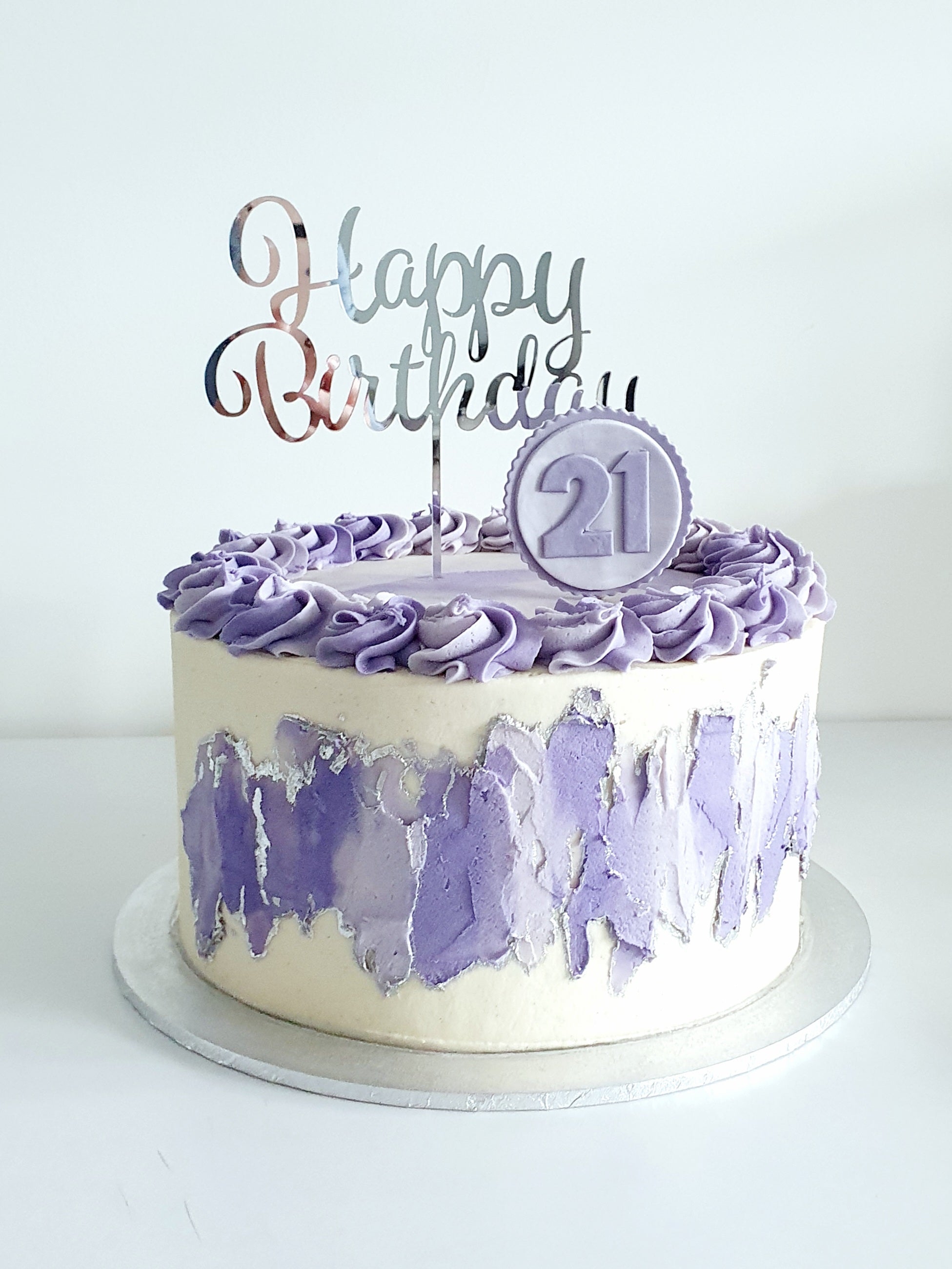 Palette Painted Buttercream Cake