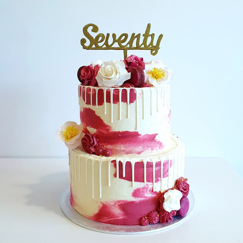 Marbled Buttercream Cake